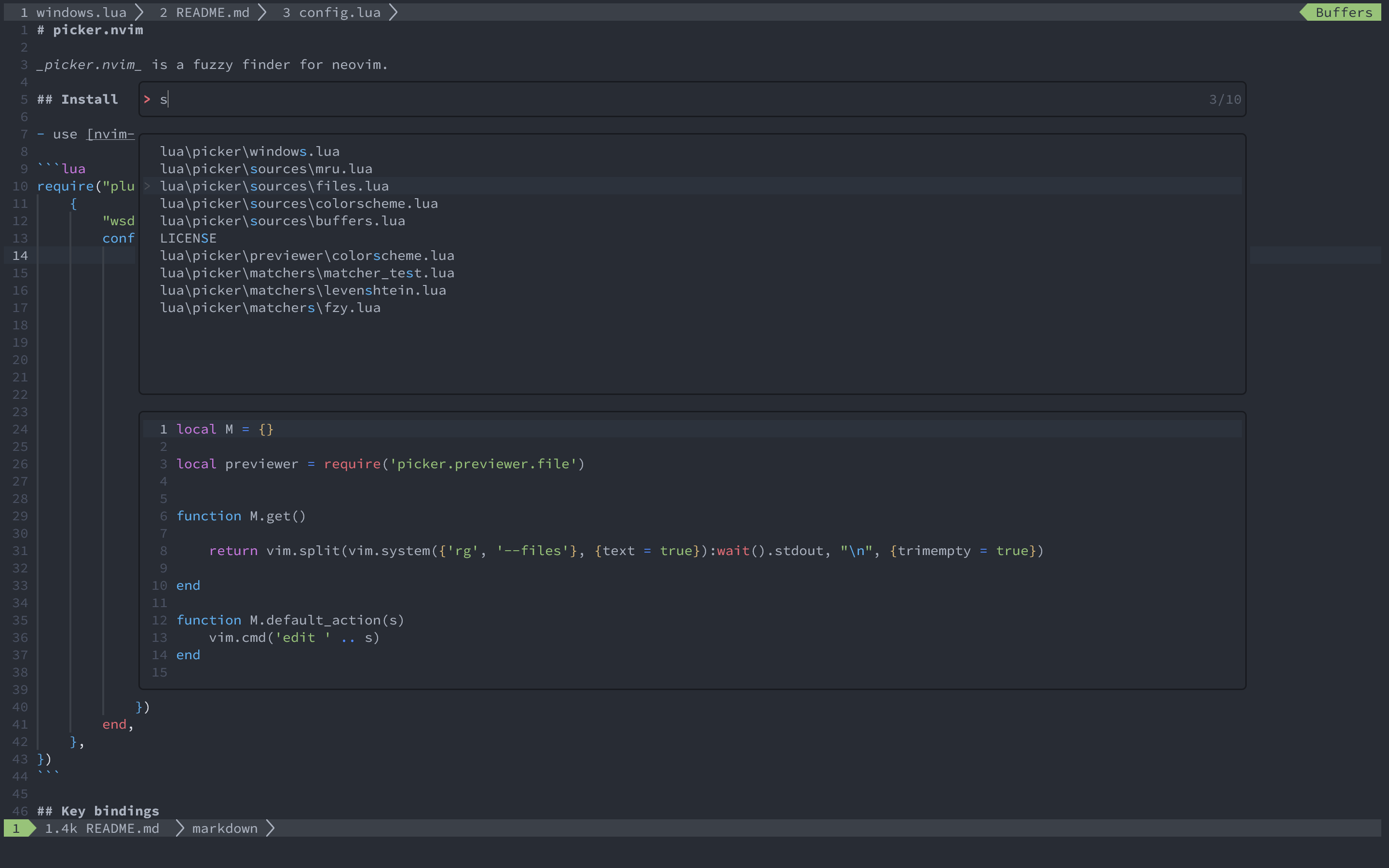 picker-neovim